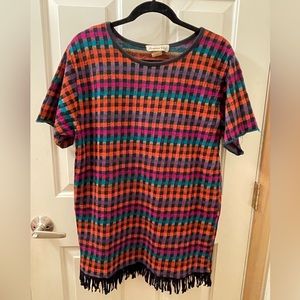 Vintage Plaid Mini Shirtdress